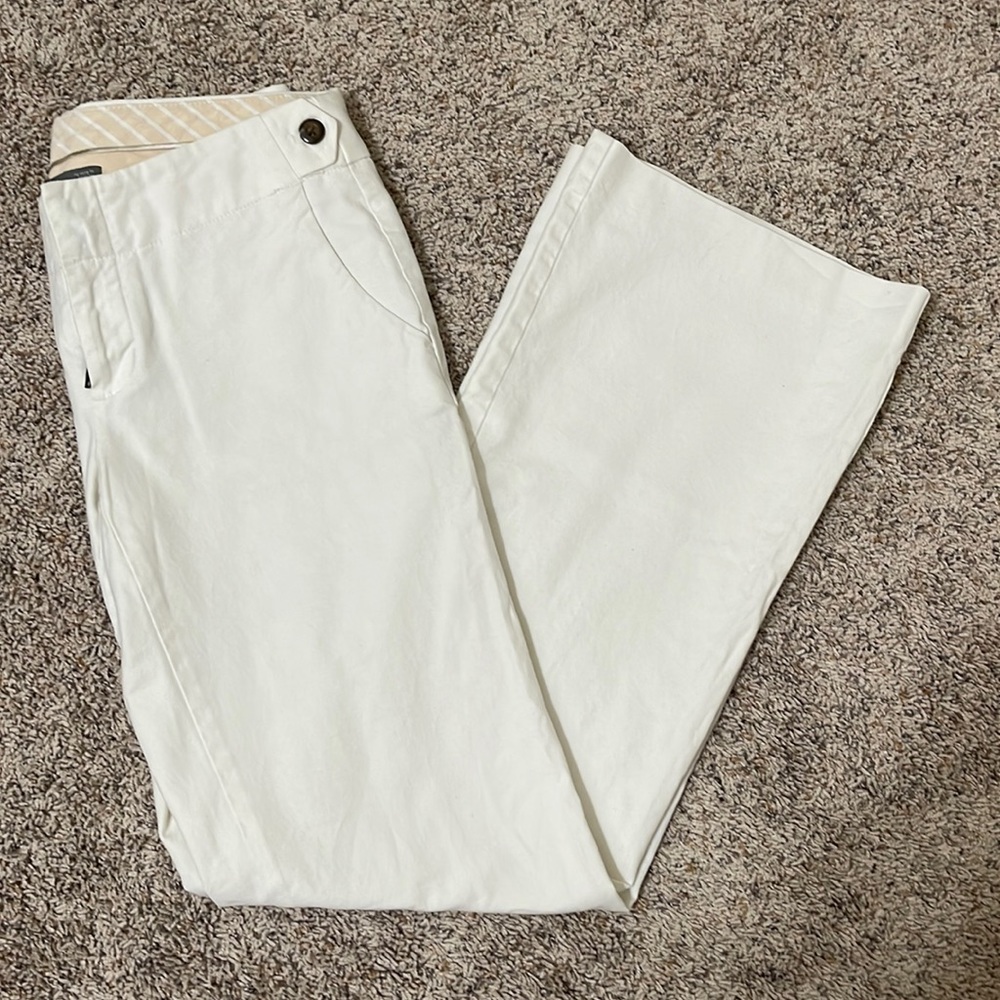 vintage GAP white flared leg pant